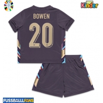 England Jarrod Bowen #20 Auswärts Trikotsatz Kinder EM 2024 Kurzarm (+ Kurze Hosen)